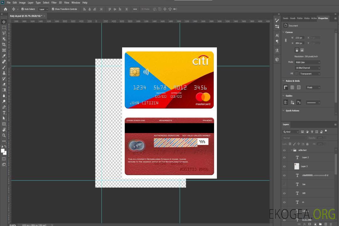 Mastercard Citibank des Pays-Bas template Mastercard Citibank des Pays-Bas template